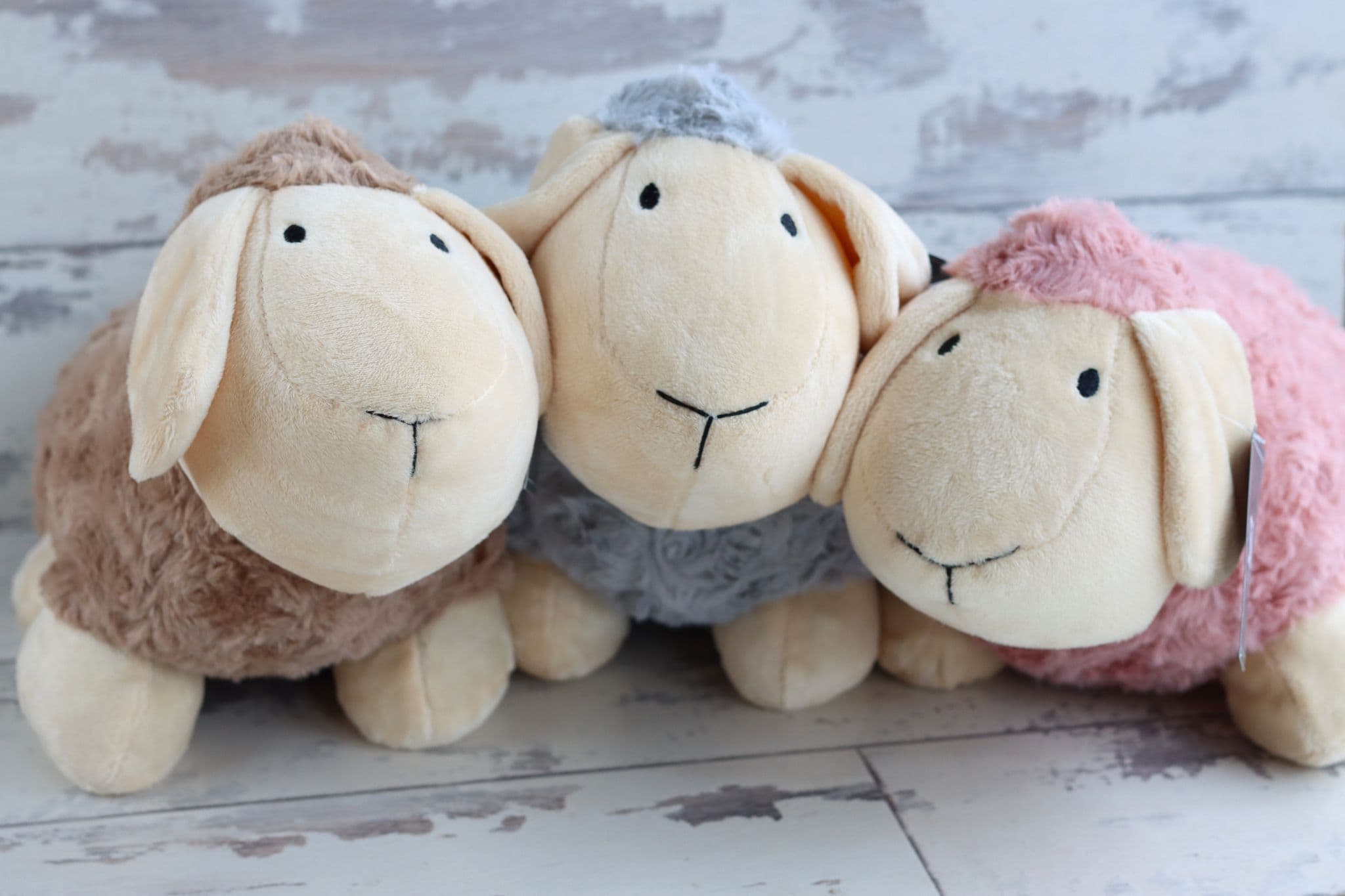 Sheep Doorstop Soft Grey