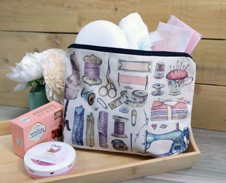 Spa Gift with Vintage Sewing Room Design