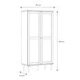 Storage Cabinet in rattan  style