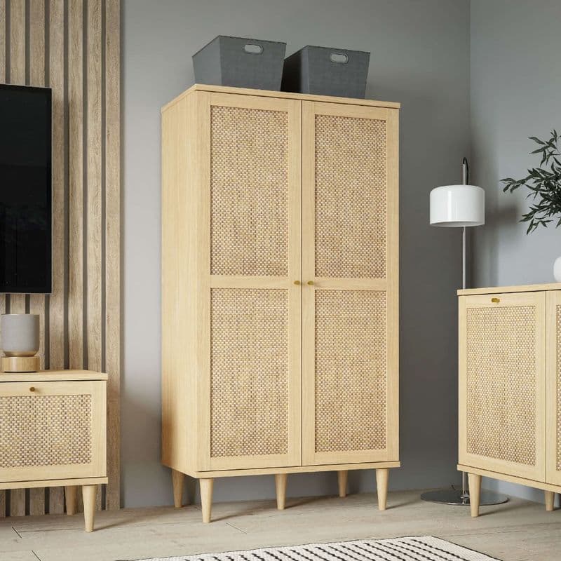 Storage Cabinet in rattan style