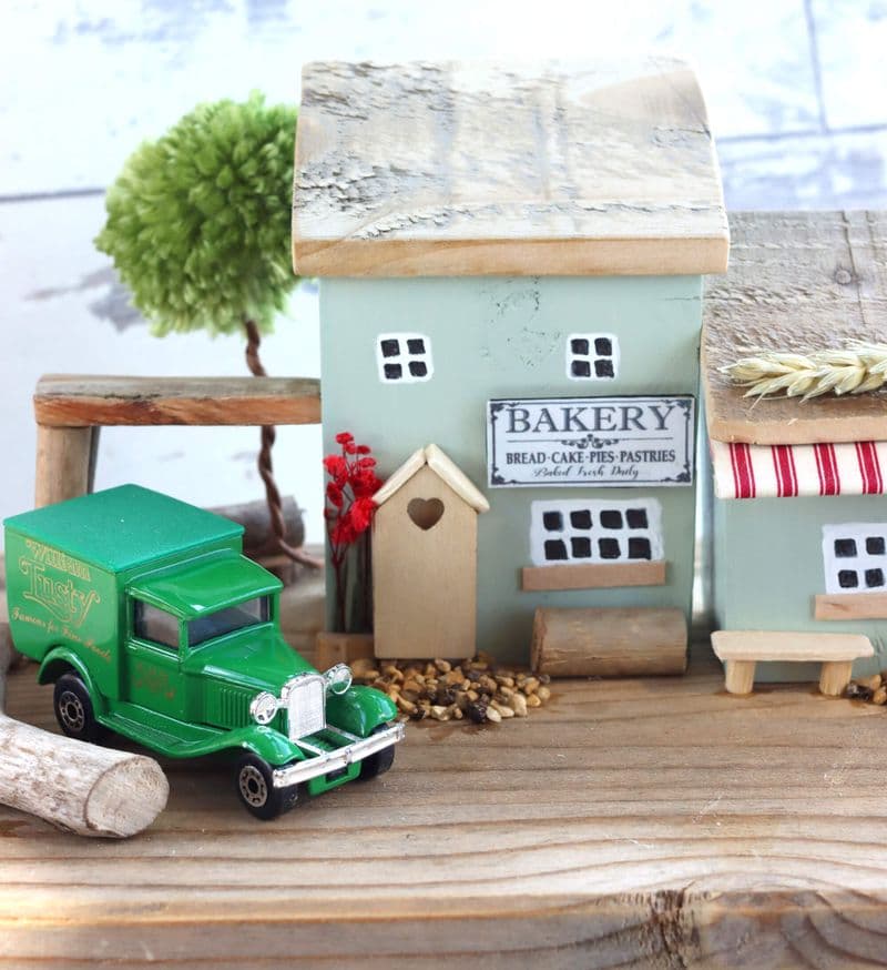 The Old Bakery Wooden House Ornament