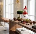 White & Red Christmas Elf Decoration
