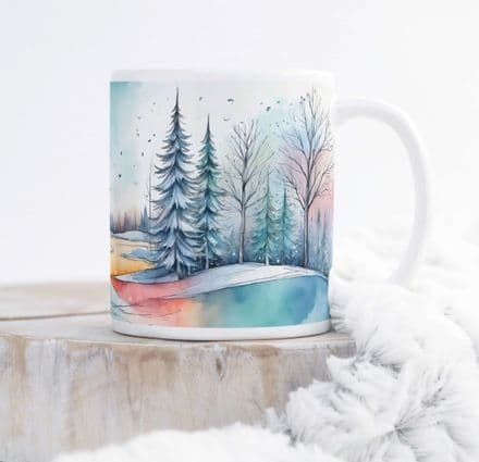 Winter Landscape Ceramic 11oz Mug