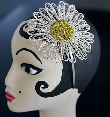 Wire Daisy Hair Band