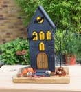 Witches End House Halloween Ornament