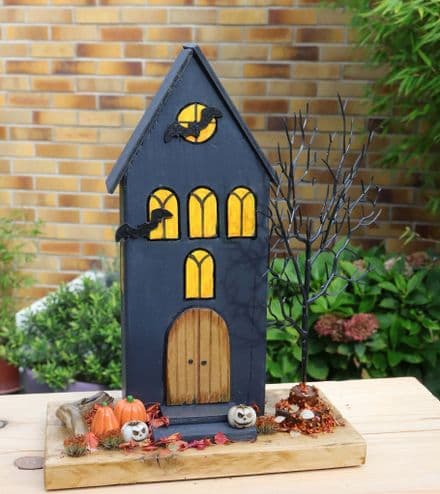 Witches End House Halloween Ornament