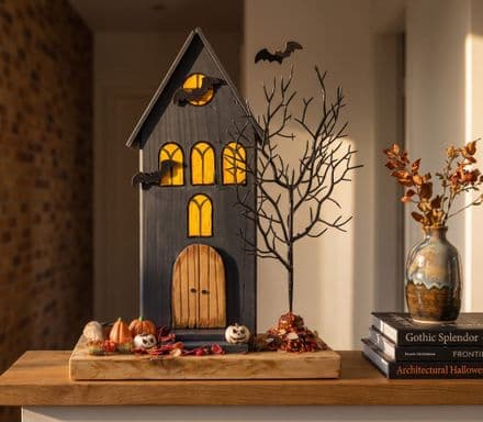 Witches End House Halloween Ornament