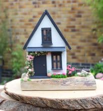 Wooden House Ornaments