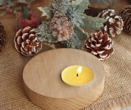 Wooden Tea Light Holder