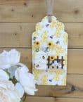 Wooden Wall Plaque with Bees and Beehive