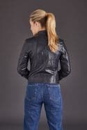 Ladies Leather Jacket Black