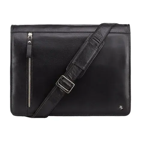 Visconti Messenger Bag in Black