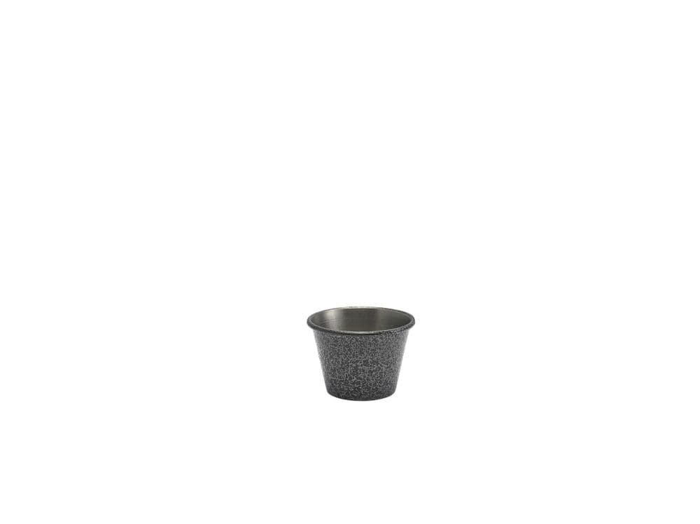 2 5oz Stainless Steel Ramekin Hammered Silver Box Of 24