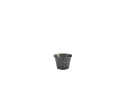 2.5oz Stainless Steel Ramekin Hammered Silver Box Of 24