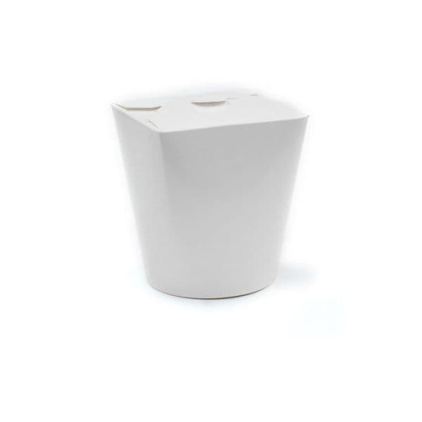 26oz White Paperboard Food Pail (500)