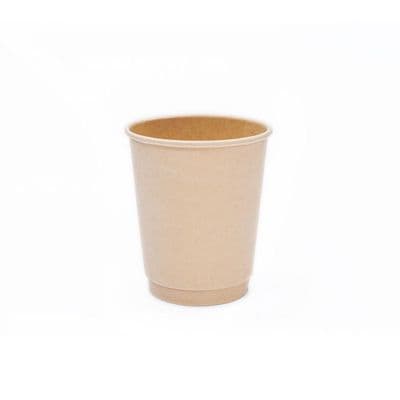 8oz Kraft Double Walled Bamboo Cup (500)
