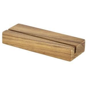 Acacia Wood Menu Stand