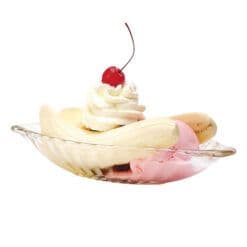 Alaska Banana Split Dish
