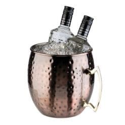 Antique Hammered Copper look Moscow Mule Bottle Cooler