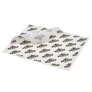 BBQ Print Greaseproof Paper  25x35cm (1000)