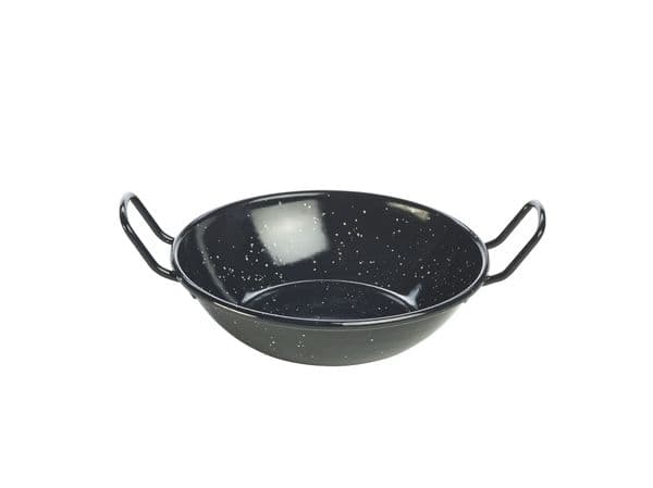 Black Enamel Dish 16cm Box of 10