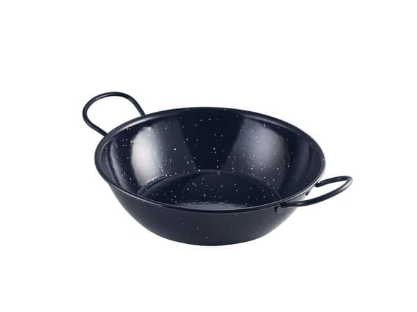 Black Enamel Dish 26cm Box of 6
