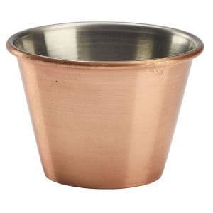 Copper Plated Ramekin 2.5oz, 6x3.5x4cm (24)