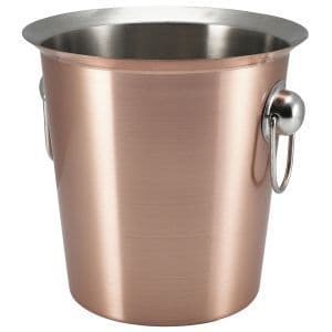 Copper Plated Wine Bucket  18.5 x 19cm