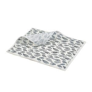 Fish Design Greaseproof Paper 20x25cm (1000)