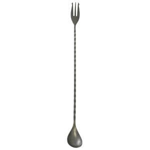Fork End Bar Spoon Vintage Steel 32cm