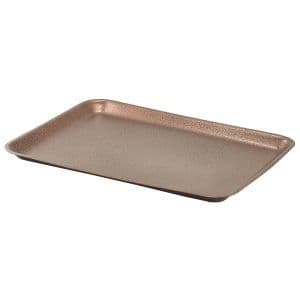 Galvanised Steel Tray 31.5x21.5x2cm Hammered Copper Box Of 12