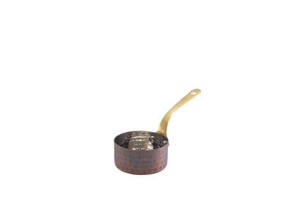 GenWare Antique Copper Mini Sauce Pan 7 x 3.75cm Box Of 6