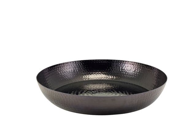 GenWare Black Hammered Aluminium Platter 44cm