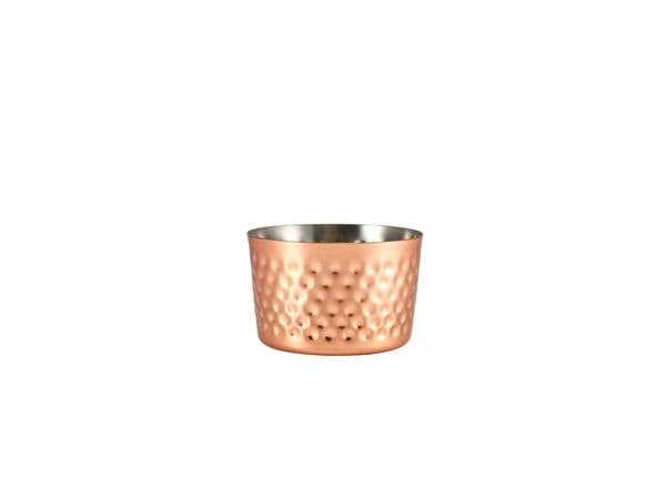 GenWare Copper Plated Hammered Mini Serving Cup 8 x 5cm Box Of 12