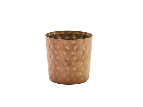 GenWare Copper Vintage Steel Hammered Serving Cup 8.5 x 8.5cm Box Of 12