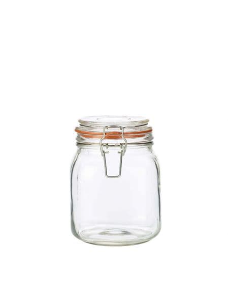 Genware Glass Terrine Jar 1L Box Of 6