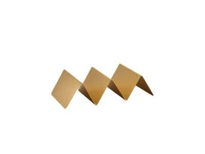 GenWare Gold Vintage Steel Fast Food Stand 2 Slot Box Of 12