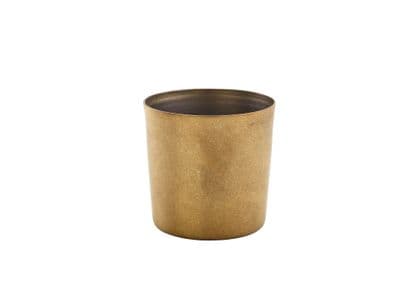 GenWare Gold Vintage Steel Serving Cup 8.5 x 8.5cm Box Of 12