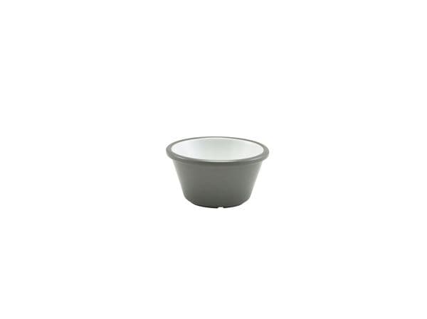GenWare Melamine Grey And White Two Tone Ramekin 59ml/ 2oz Box Of 24