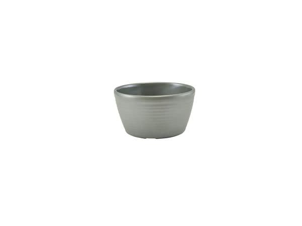 GenWare Melamine Matt Grey Ripple Ramekin 113ml/ 4oz Box Of 24