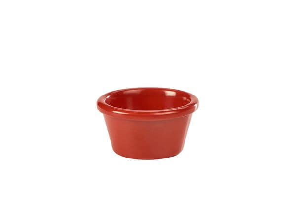 GenWare Melamine Red Smooth Ramekin 85ml/ 3oz Box Of 24