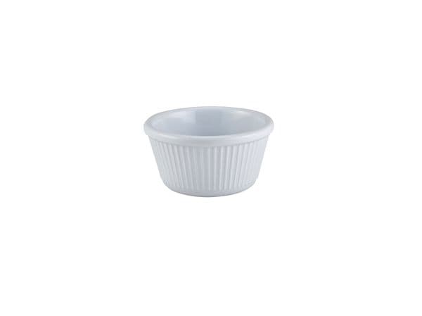 GenWare Melamine White Fluted Ramekin 114ml/ 4oz Box Of 24