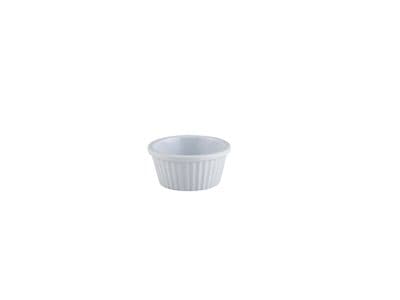 GenWare Melamine White Fluted Ramekin 28ml/ 1oz Box Of 24