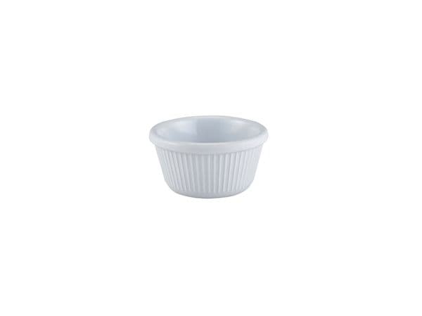 GenWare Melamine White Fluted Ramekin 85ml/ 3oz Box Of 24