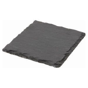 Genware Natural Edge Slate Platter 10 X 10cm Box Of 12