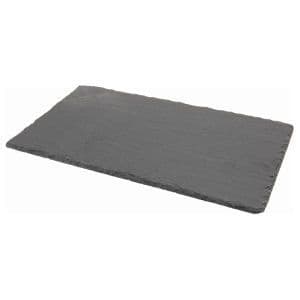 Genware Natural Edge Slate Platter 25 X 13cm Box Of 6