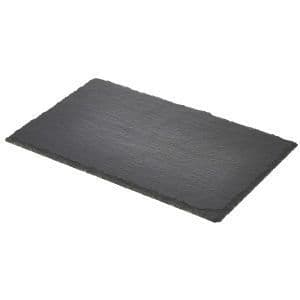 Genware Natural Slate Platter 26.5x16cm GN 1/4 Box Of 6