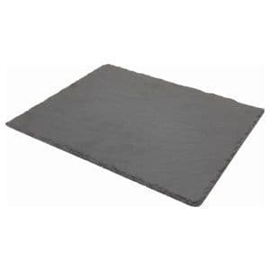 Genware Natural Slate Platter 32 X 26cm 1/2 GN Box Of 6