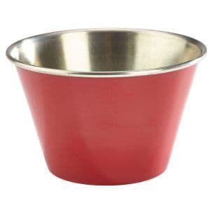 GenWare Red Stainless Steel Ramekin 17cl/ 6oz Box Of 24