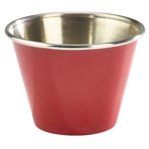 GenWare Red Stainless Steel Ramekin 71ml/ 2.5oz Box Of 24